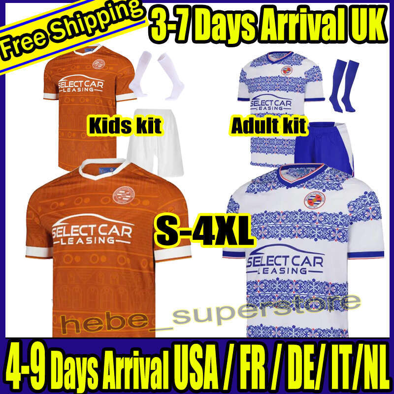 S-4XL 25 26 Reading FC Soccer Jerseys uniform HARTE EJARIA SHOREY BALLARD KNIBBS 2025 2026 Men Kids Kits football shirts equip adult