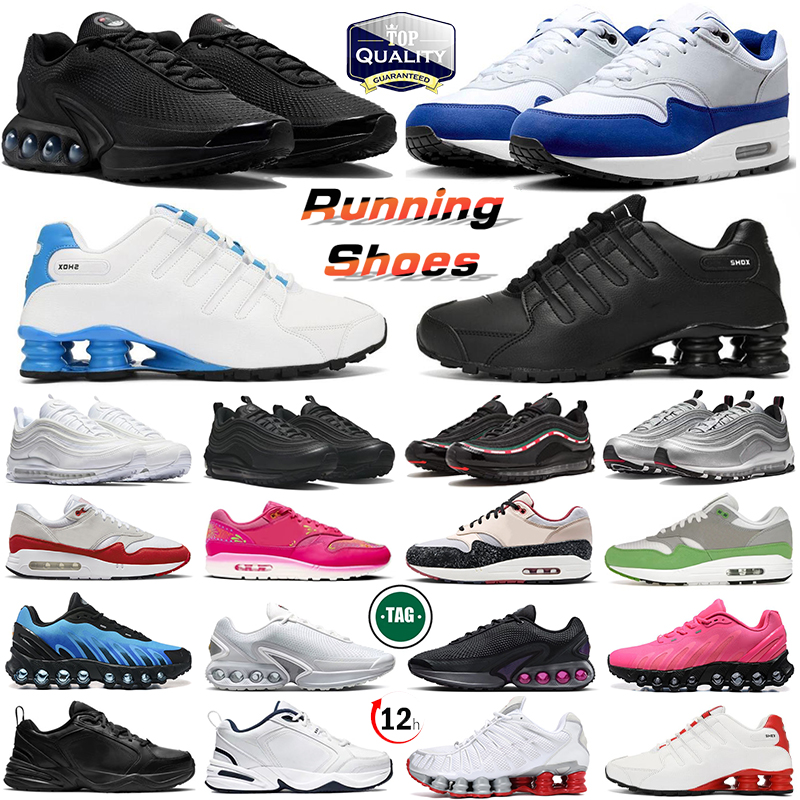 1 87 Running Shoes Designer shox 97 97s Sneaker Mens Trainers triple White Black Noise Aqua Sean Wotherspoon Women Men Outdoor Sports Sneakers 36-45