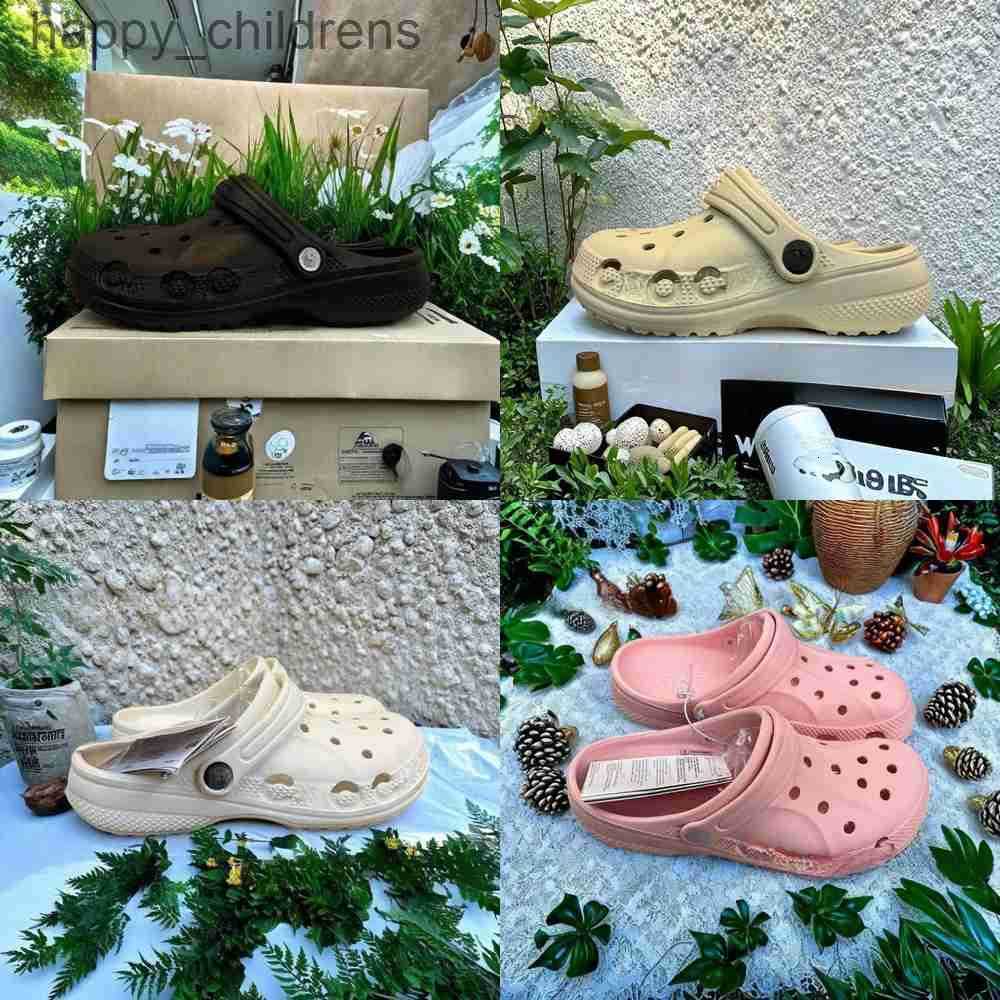 Classic Old Baya Childrens Clogs Boys and Girls Sandals Parent-child Kids Shoes Outdoor Non-slip Beach Shoes T250723