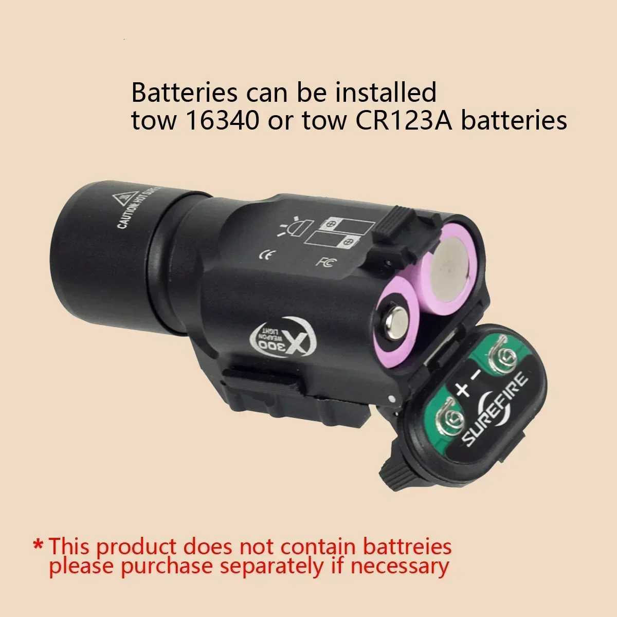 Tactical SureFire X300U X300 Ultra X300V X300V-IR Weapon Gun Flashlight Pistol Scout Light Airsoft Glock 17 Hunting Torch W250722