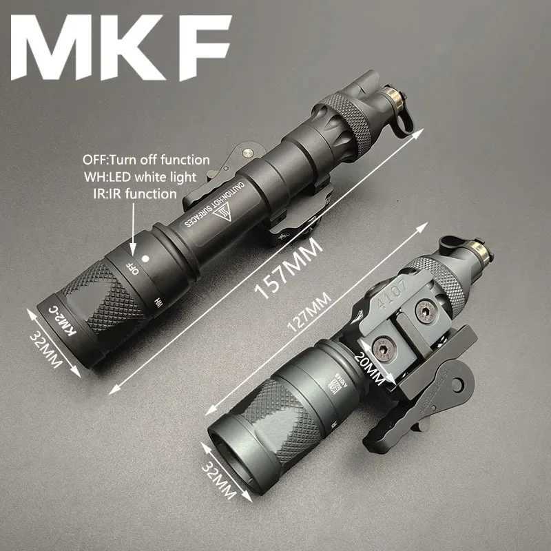 TactiC SF M323V M622V Weapon Light White LED+IR Fill Light Outdoor Hunting Flashlight With QD Quick Release Mount Remote Switch W250722