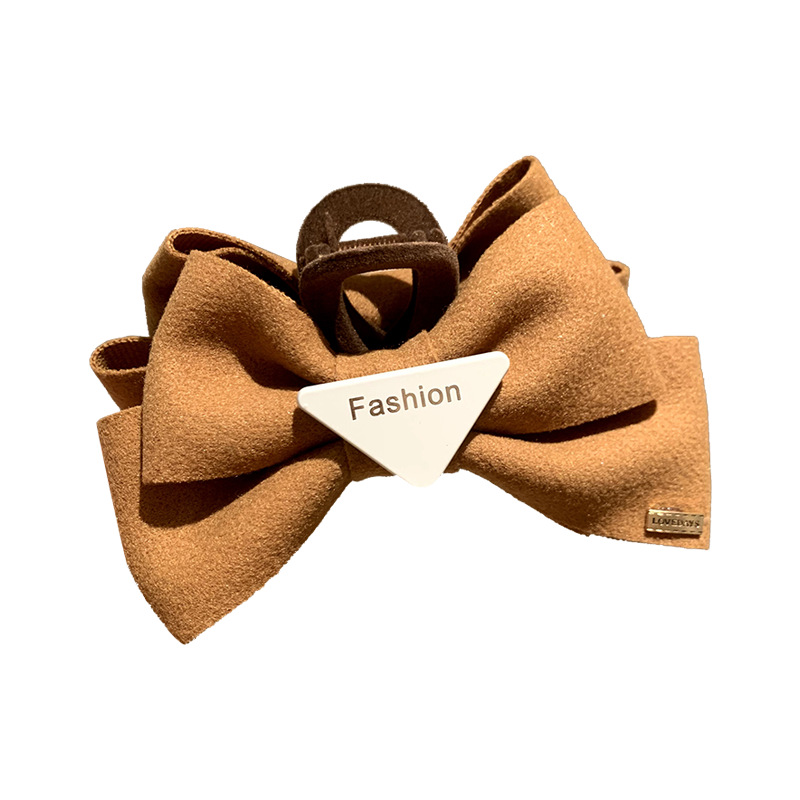 Christmas Gift Hair Clips Fabric bow Designer Women Luxurys Hairpins Fuzzy Letters Claw Clip Furry Winter Warm Hair Pin Designers Girls Hairclips Jewe