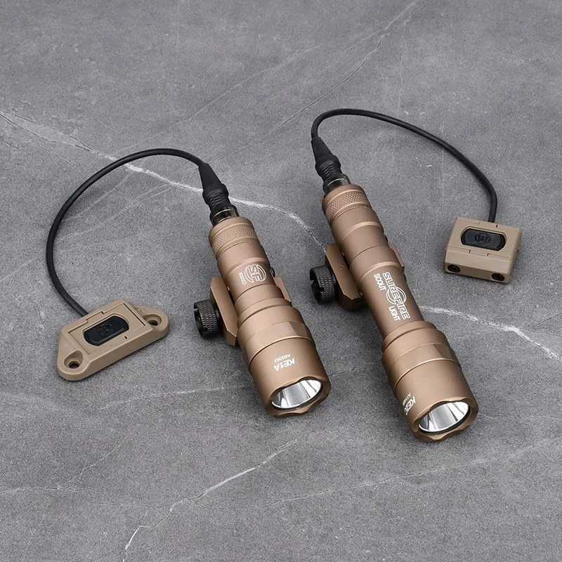 WADSN Tactical SF Surefire M300 M600 M300B M300C M600U Airsoft Powerful Flashlight Weapon Scout Lamp Hunting Rifle Light Torch W250722