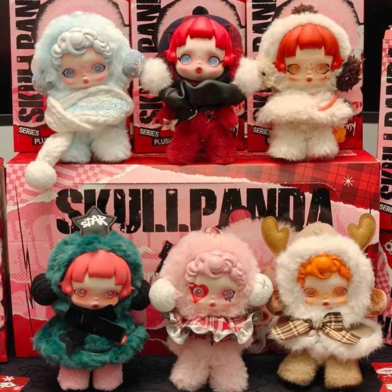 New Skullpanda Winter Music Series Blind Box Pendant Plush Doll Mystery Box Toys Cute Action Figure Pendant Desktop Ornament Gift L25072311 S251029