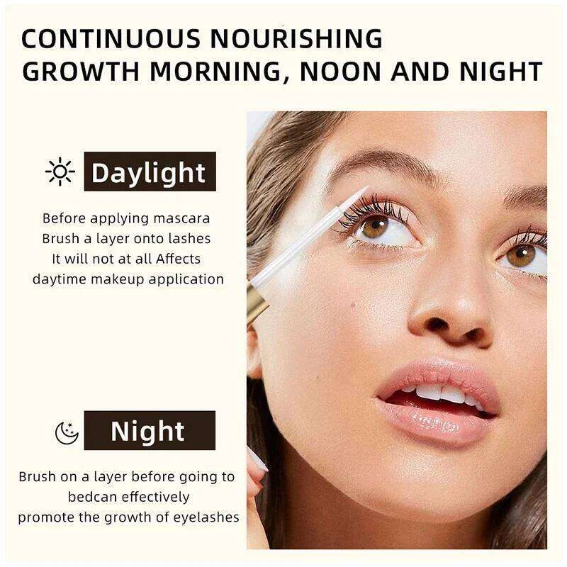 The nutrient rich liquid can make eyelashes fuller stronger, enhance the curling effect, and create a charming daily X250722