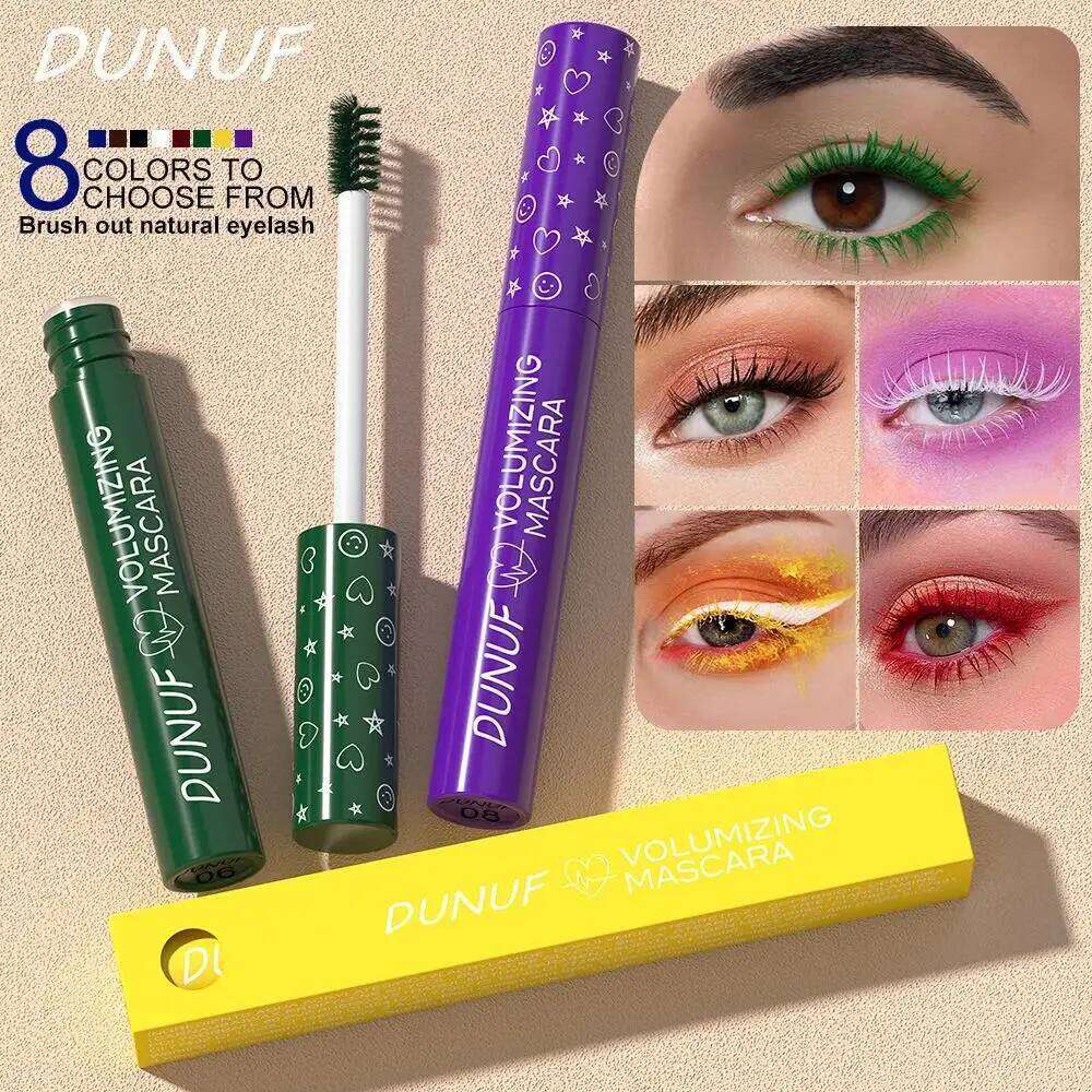 Waterproof Colorful Curling Mascara Green Blue ple For Stage Makeup Lengthening Eyelash Extension Quick Dry Sdge Proof X250722