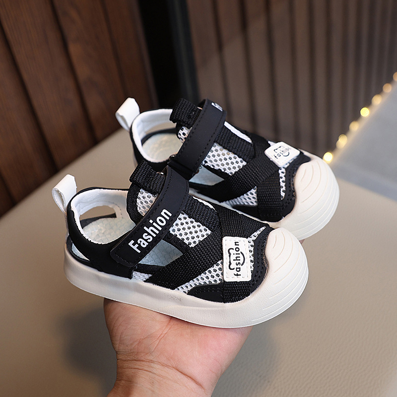 Kids Summer Fashion Breathable Sports Kid's All-match Casual Mesh Walkfashion Toddler Soft Soled Beach Sandals Infant Baby Shoes Sandal Size 16 -