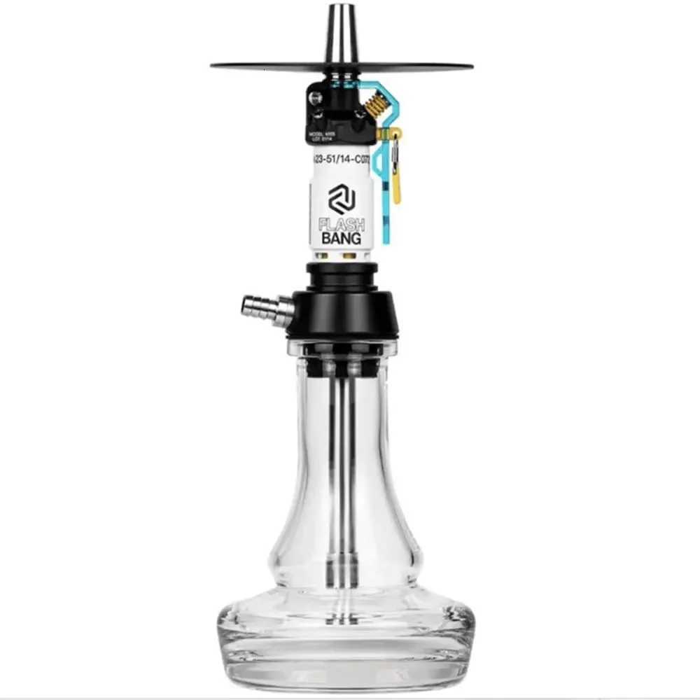 New Germany Flash Bang High-end Hookah Set Bar KTV 304 Stainless Steel Hookah G250722