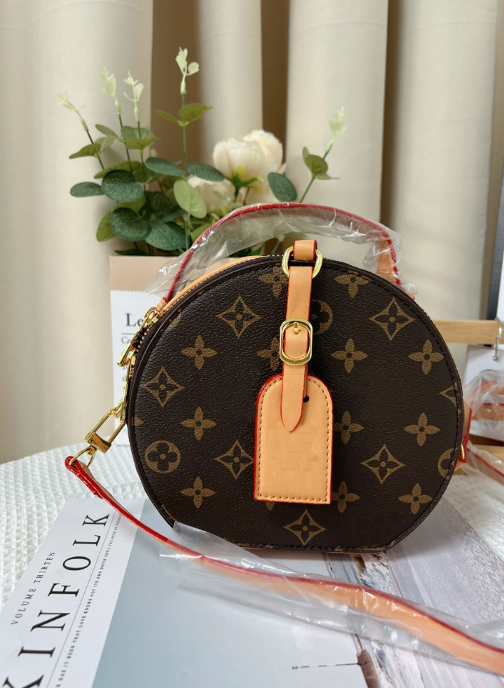 Designers Bags Women Luxurys Handbags Purse Shoulder Cross Body Bucket Lady Original Brand Fashion Leather Round Circle Bags