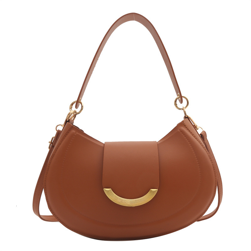 Summer new women's crossbody bag fashion new niche bag summer women's retro single shoulder armpit bag new women's single shoulder bag 