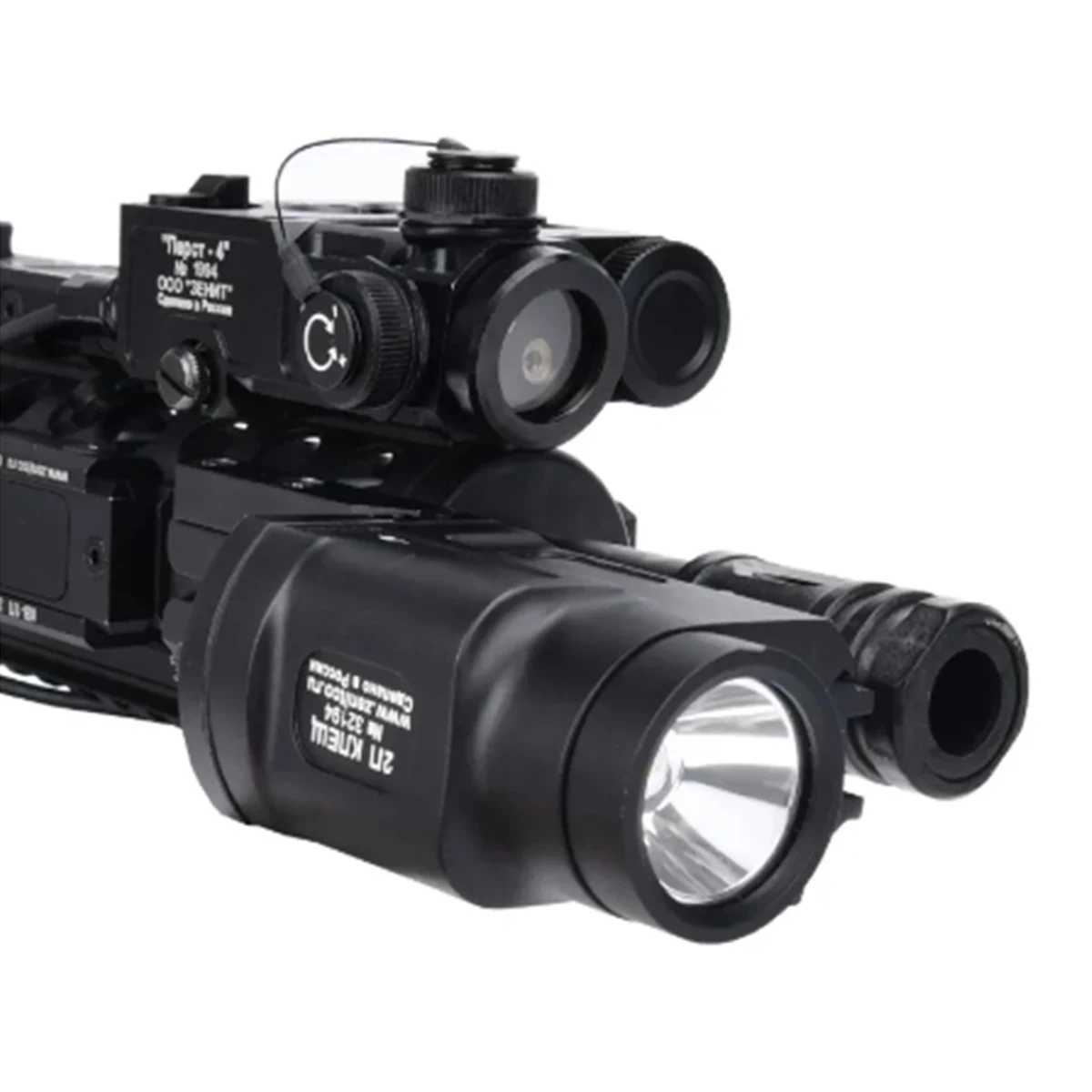 Airsoft AK 47 Zenitco AK-SD Weapon Gun Flashlight Tactical KLESC 2P GEN2 Strobe Light Surefire X300 Rifle 20mm Picatinny Rail W250722