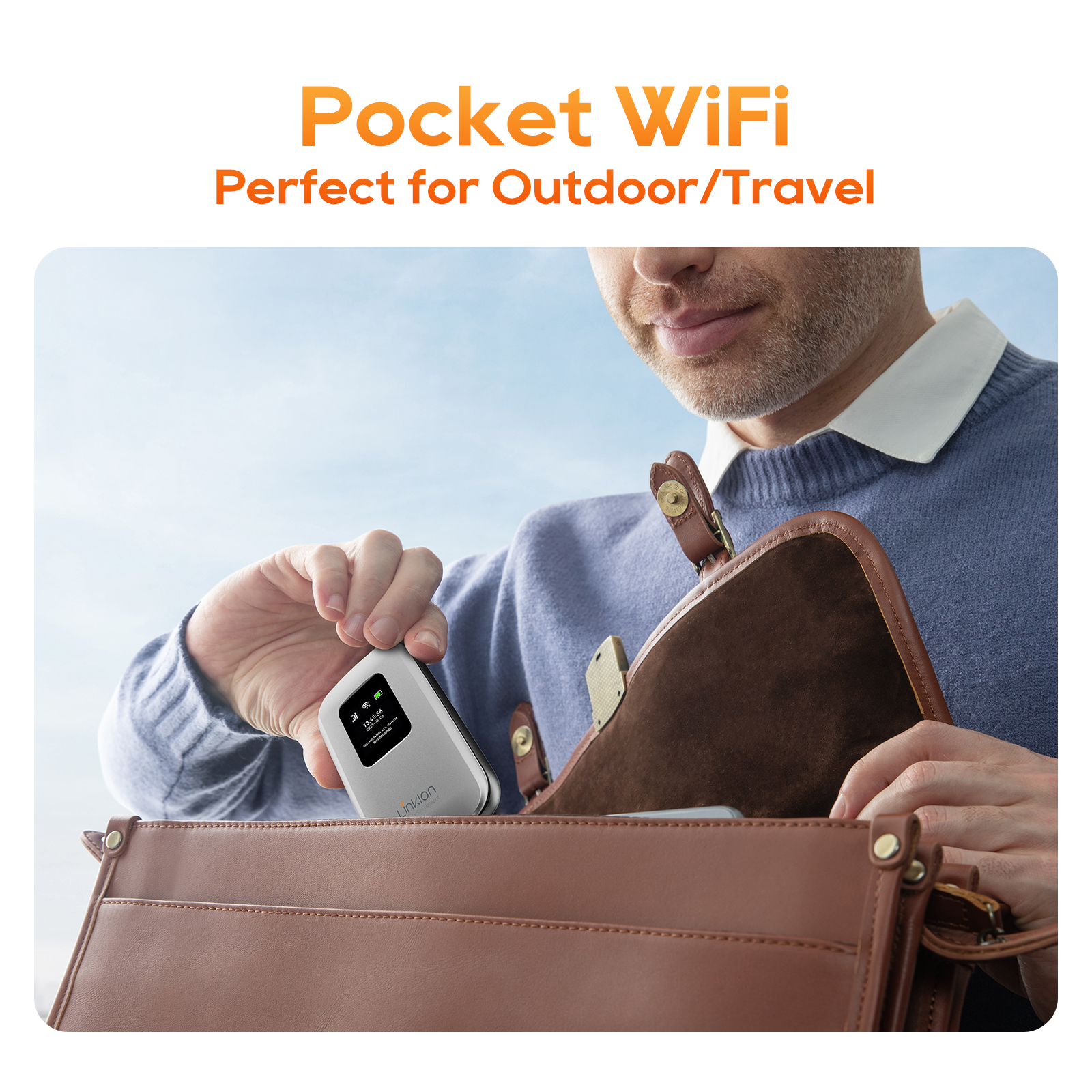 WiFi LA7 Portable 5G Router Mobile Hotspot Wifi6 LTE Smart USB Interface 2.4GHz Frequency Global Esim Hotspot Device