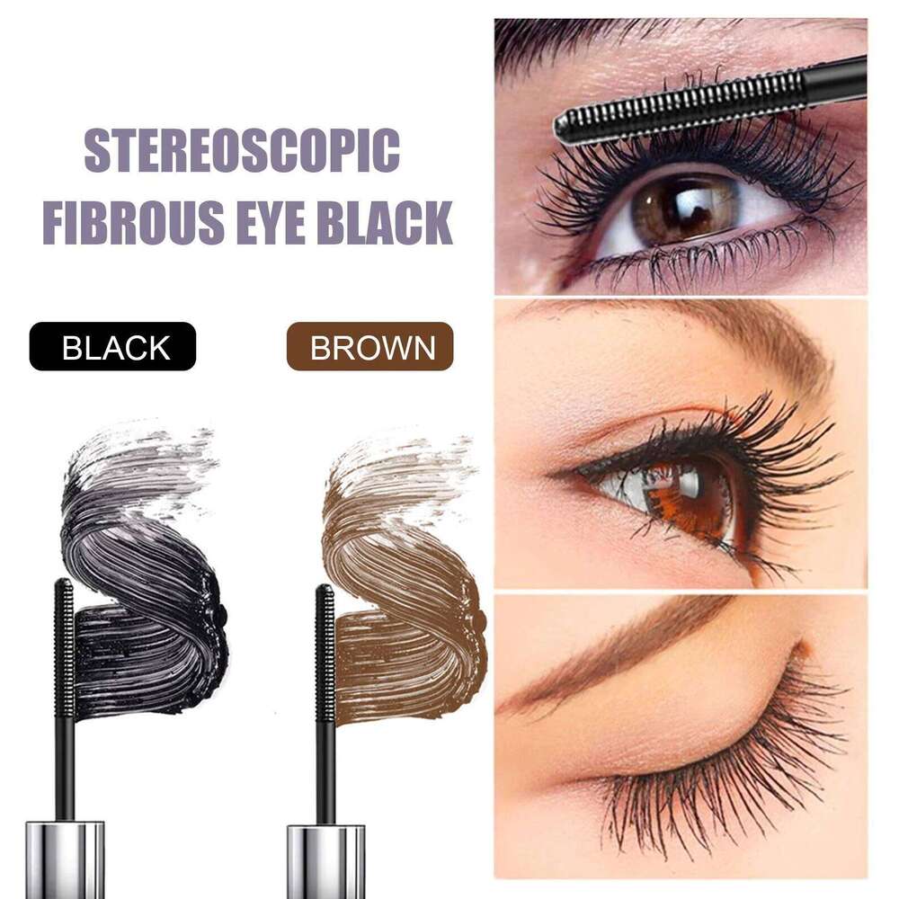 Curling Mascara Lengthening Voluminous Natural Lashes, Sdge-proof Long Lasting, Waterproof Black Eyelash Makeup X250722