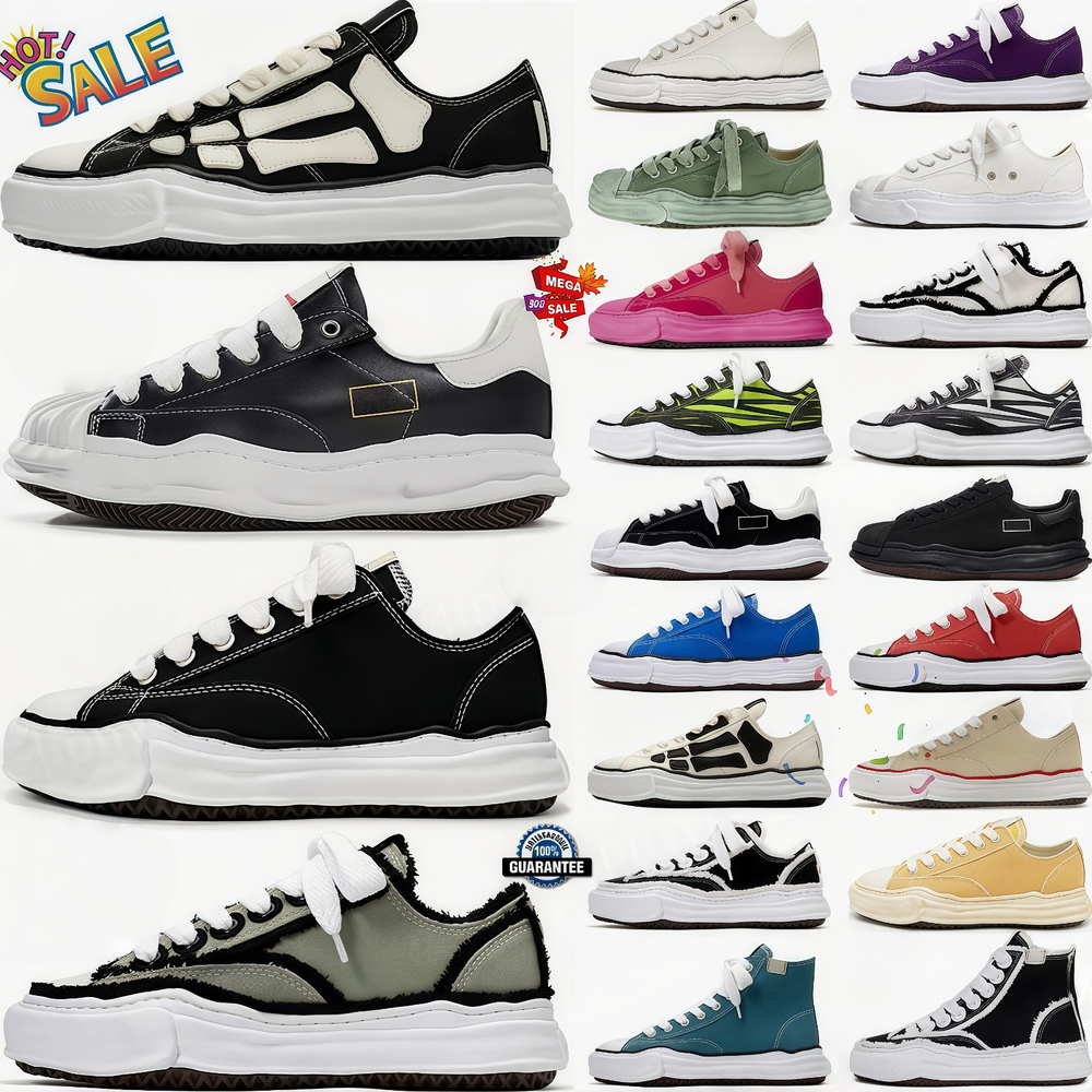 Top Designer Mason Peterson OG Sole Canvas Mastermind Blakey Shoes Men Women New Casual Dissoed Low Natural Hank Blue Purple Green Black Sneakers