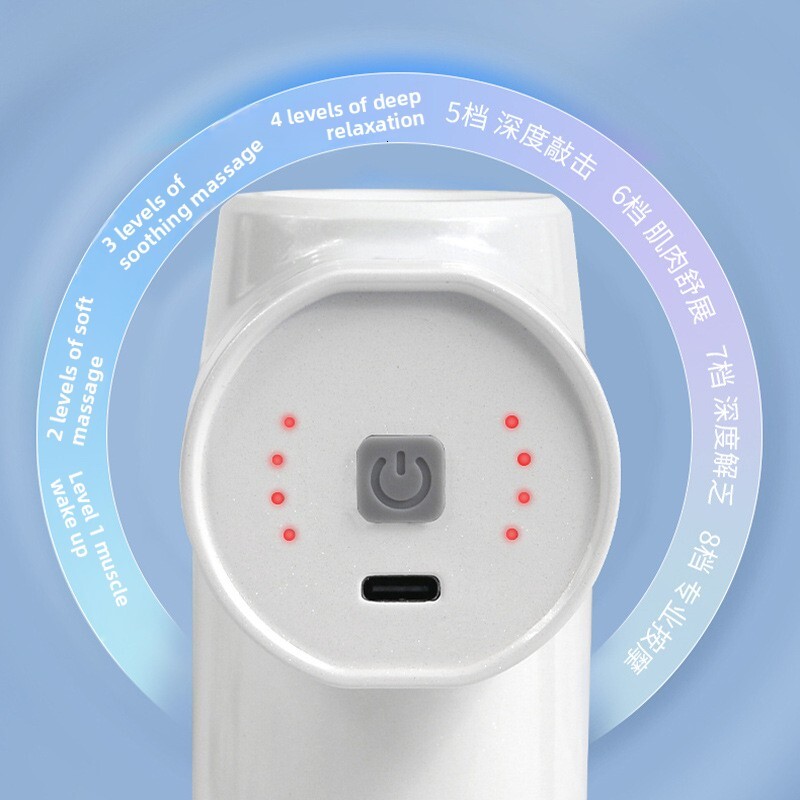 Mini Fascia Rechargeable 12-Head Muscle Professional Grade Fiess Neck Massager Gun