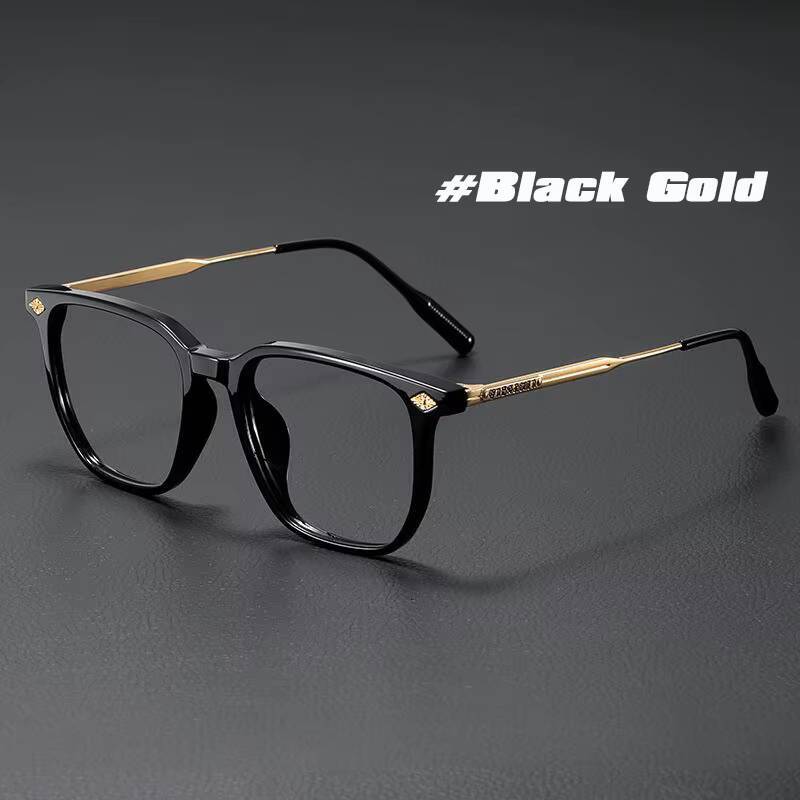 Fashion Anti Blue Light Glasses frame Men Business Square Myopia Prescription Eyeglasses for Women Large Frame Optical Eyewear ddmythur
