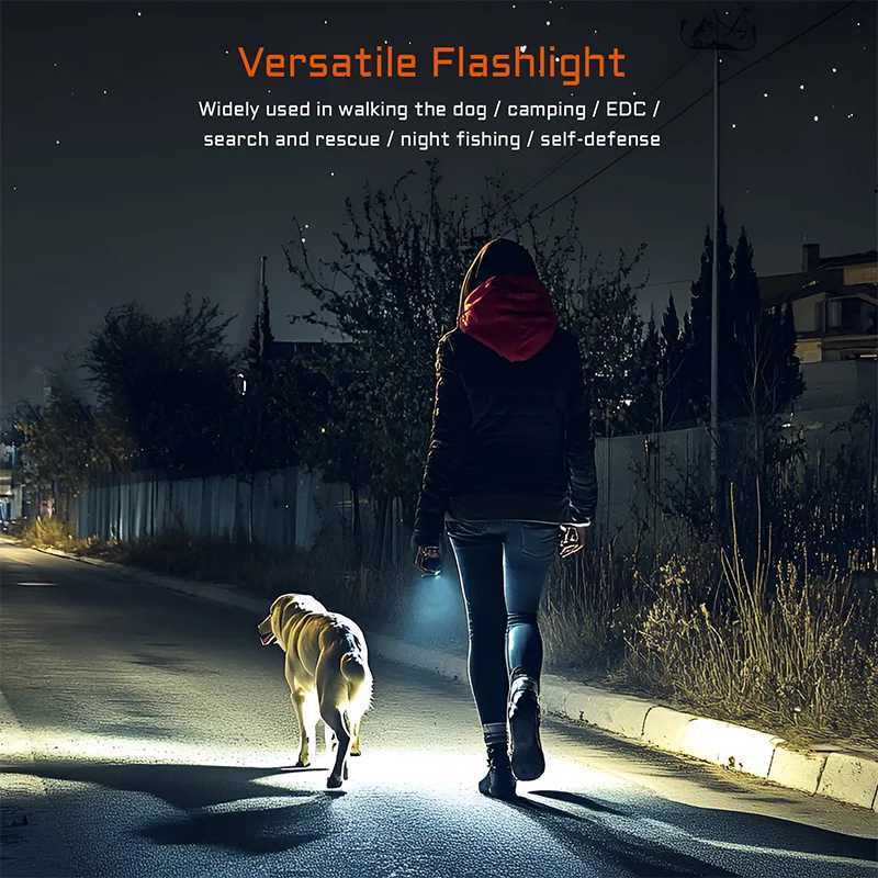 ACEBEAM TAC 2AA LED flashlight 1600 lumen 181 meters portable EDC flashlight USB-C rechargeable battery double buttons torch Z250722