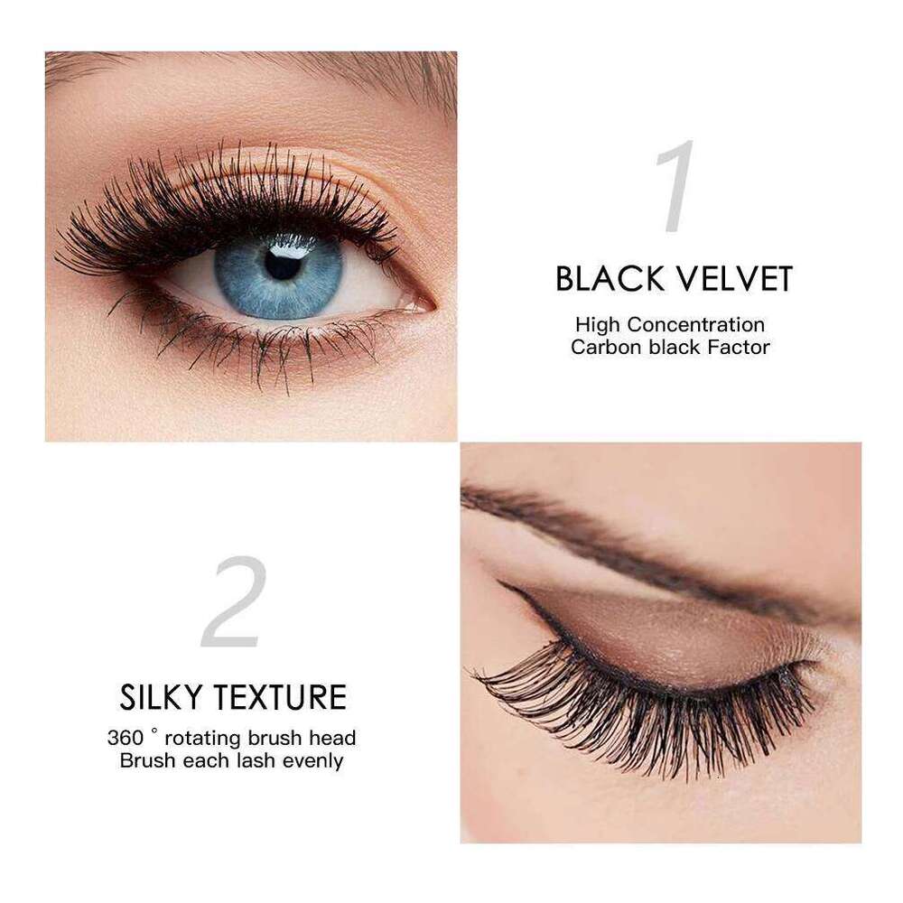 QIBEST Black Silky Lengthening Eye Cosmetics Eyelashes Makeup Waterproof Rimel Mascara Eyelash Extension Thick X250722