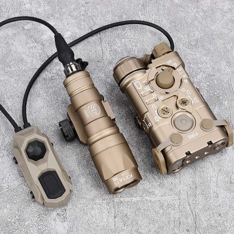 VadSn Nagl Metal Version Red Dot Green Blue Aiming Pointer Laser Indicator SF M300A M600C Flashlight LED Strobe Light With Axon W250722