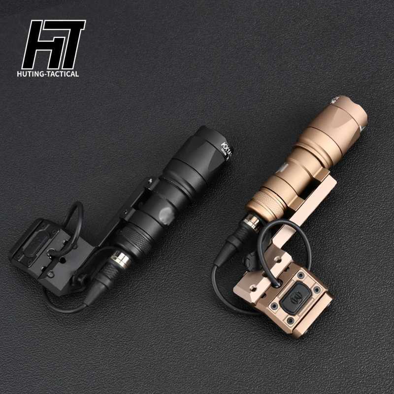 Tactical M300 Surefire M300A MINI Scout Metal Flashlight Mod Button Switch Airsoft Equipment Weapon Hunting Rifle Light Accessory W250722