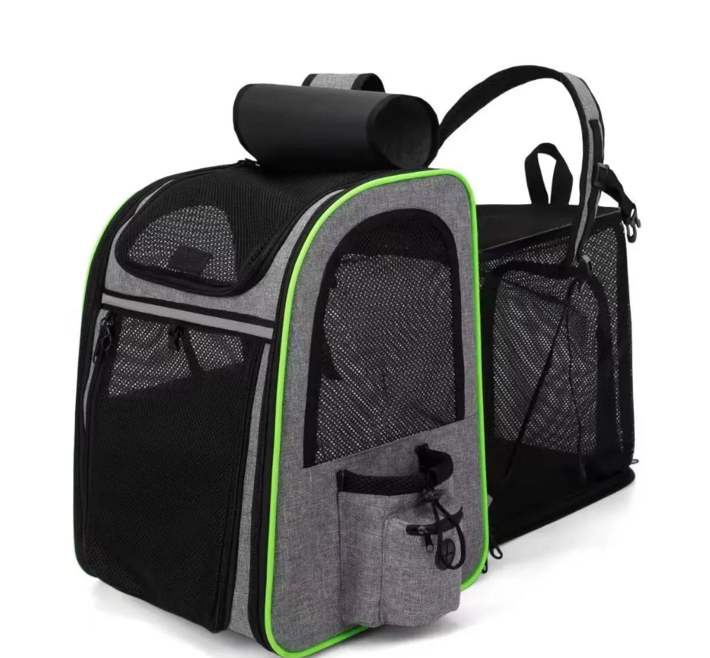 Cat bag - Portable dual-shoulder expandable large-capacity backpack for pets, with breathable design suitable for cats.