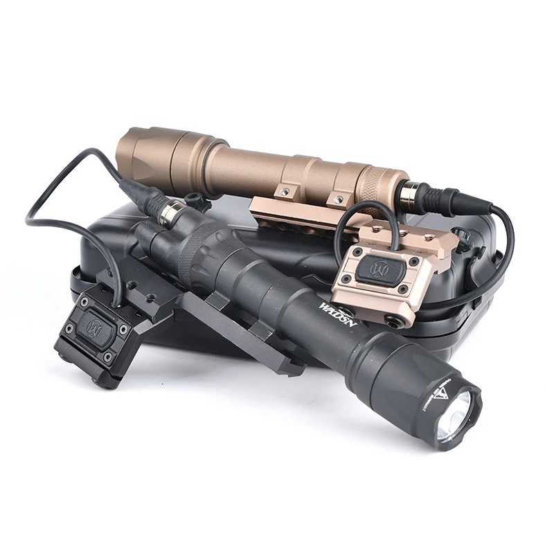 Airsoft M600 M600C M600B SF Surefir Flashlight 600 Lumens Metal LED Scout Light Hunting Weapon Lamp Fit 20mm Picatinny Rail W250722