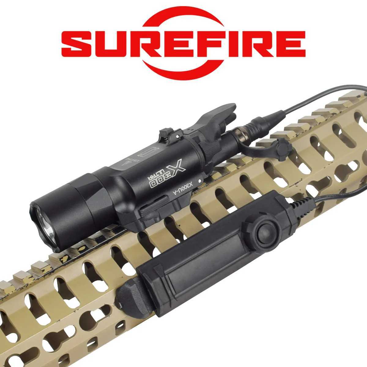 Surefire Tactical X300U X300 Ultra XH35 X300V Metal Pistol Scout Light Airsoft Weapon Gun Light Strobe Flashlight Lanterna Torch W250722
