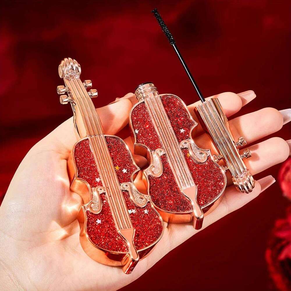 Violin Lengthening Curl Styling Mascara Waterproof Slim Long Curling Fine Brush Head Very Thin Lasting No Sdging Eye Makeup X250722