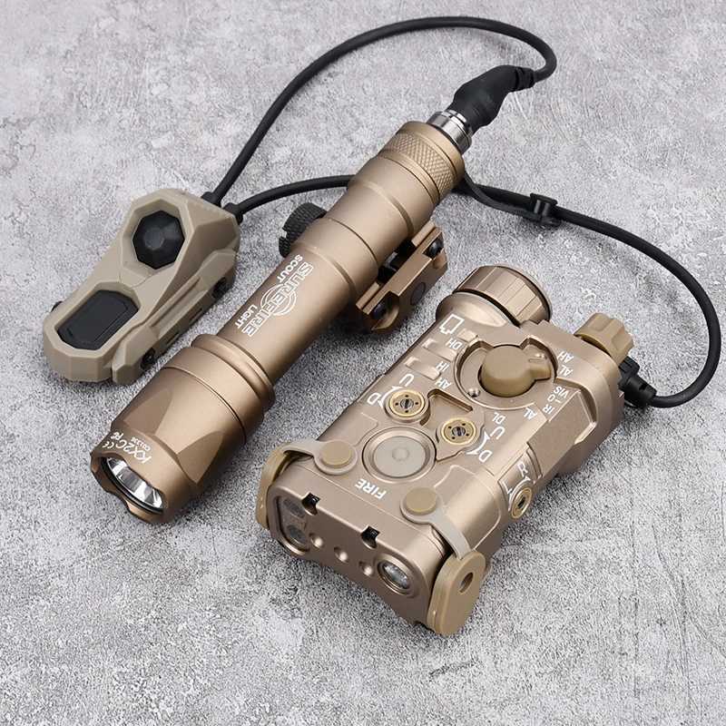 VadSn Nagl Metal Version Red Dot Green Blue Aiming Pointer Laser Indicator SF M300A M600C Flashlight LED Strobe Light With Axon W250722