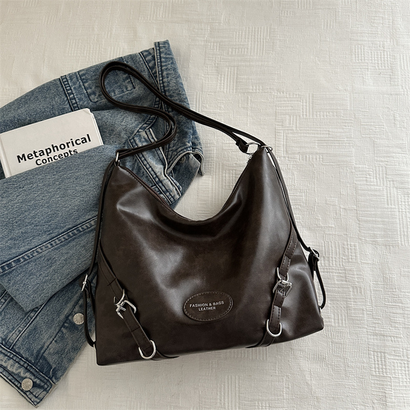 2025 Summer new women's crossbody women's bag large capacity women's handbag new retro fashion crossbody bag new women's shoulder 