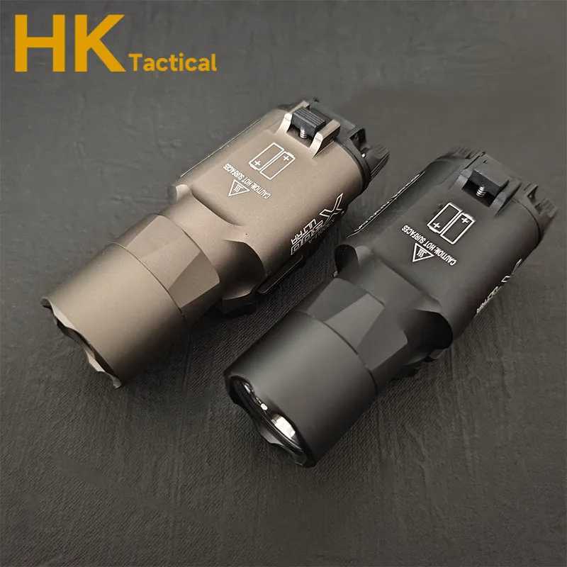 Tactical X300 Ultra Pistol Gun Scout Light X300U X400 Weapon Light Flashlight Torch Rifle Airsoft Flashlight Glock LED White Light W250722