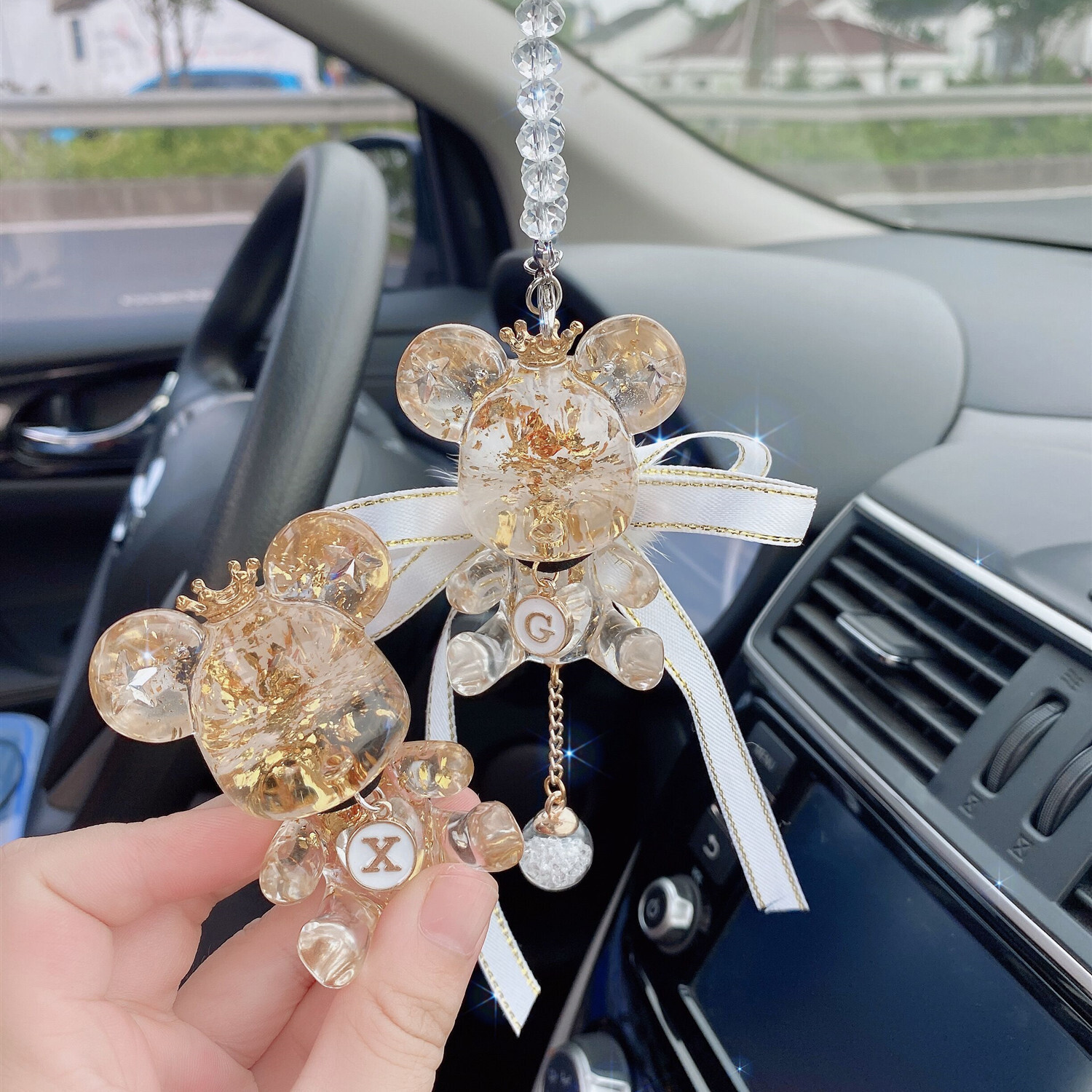 Pendant Ornament High-end Cute Creative 2025 Rearview Mirror Gift Car Hanging Decoration Goddess Style