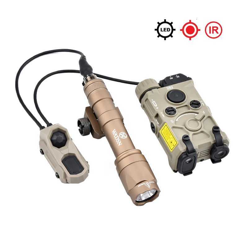 Vadsn Tactical Ogl Red Green Ir On Gun Laser Flashlight M300 M600 Scout Light Axon Dual Control Switch Airsoft Hunting Gear Set W250722