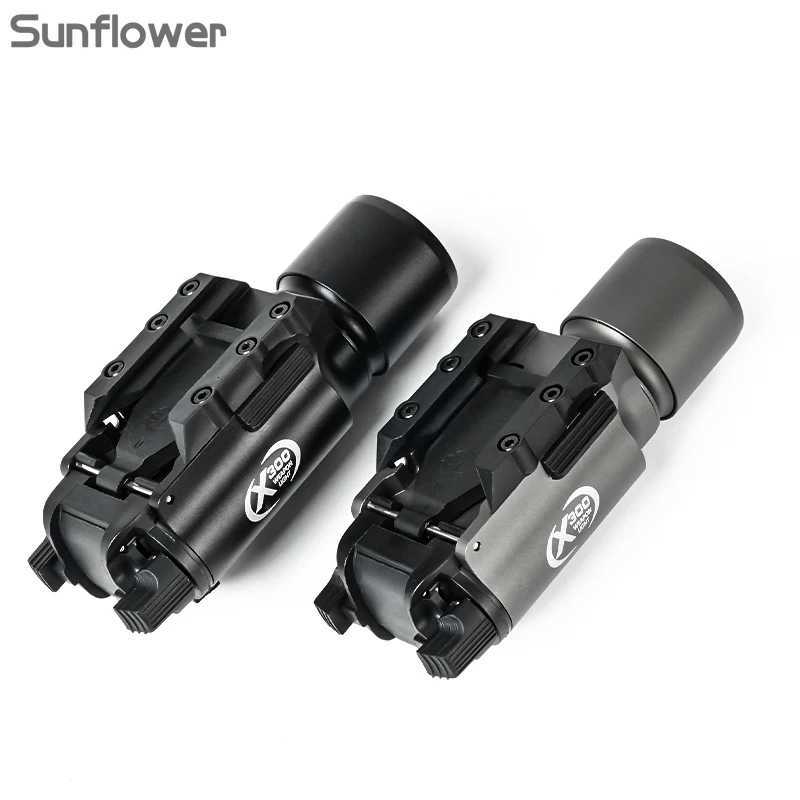 Tactical Gear SF X300U X300 M600 M600B M300 M300C Flashlight LED Torch AR15 Airsoft Hunting Weapon Scout Light Fits 20mm Rail W250722