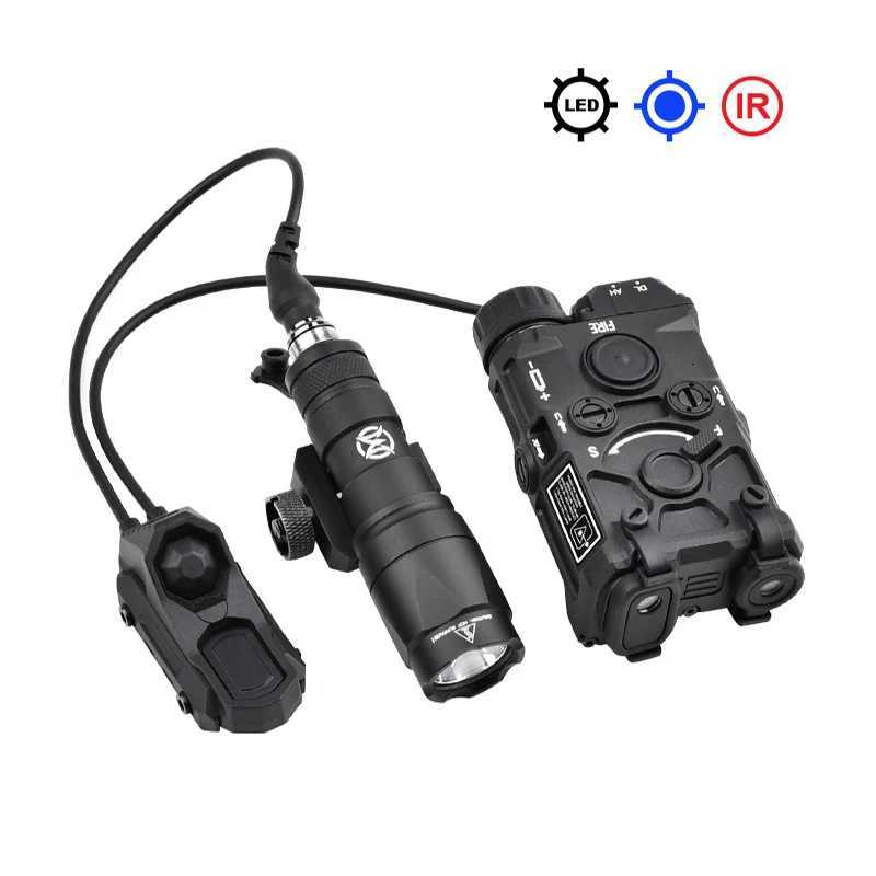 Vadsn Tactical Ogl Red Green Ir On Gun Laser Flashlight M300 M600 Scout Light Axon Dual Control Switch Airsoft Hunting Gear Set W250722