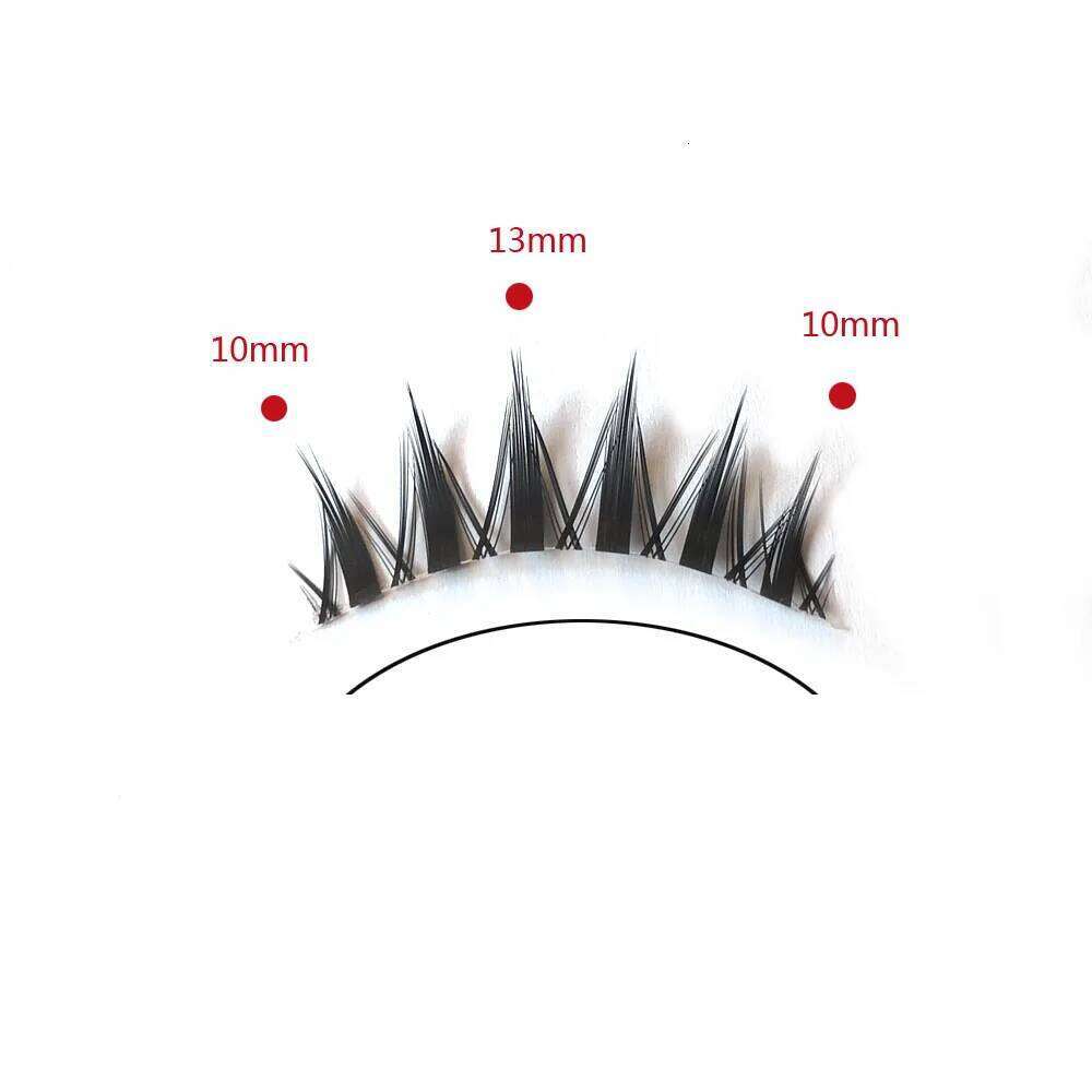 5 Pairs Natural Long Cat False Eyelashes Cosplay Makeup Cross Strip Eye Handmade Manga Lashes Extension X250723