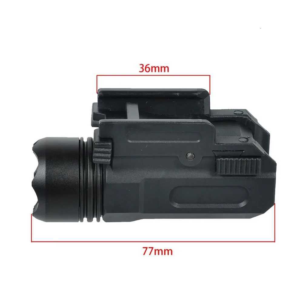Tactical Nylon LED Handgun Flashlight Torch For Glock 17 19 1911 CZ-75 Pistol Gun Lanterna Airsoft Weapons Light W250722