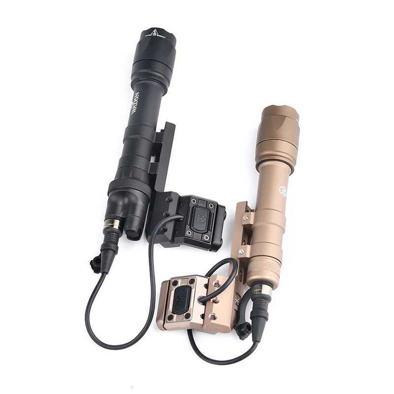 Airsoft M600 M600C M600B SF Surefir Flashlight 600 Lumens Metal LED Scout Light Hunting Weapon Lamp Fit 20mm Picatinny Rail W250722