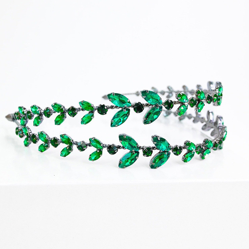 Stylish High Quality VVS Moissanite Studded Headband Double Layer Bridal Wedding Hair Accessory for Women