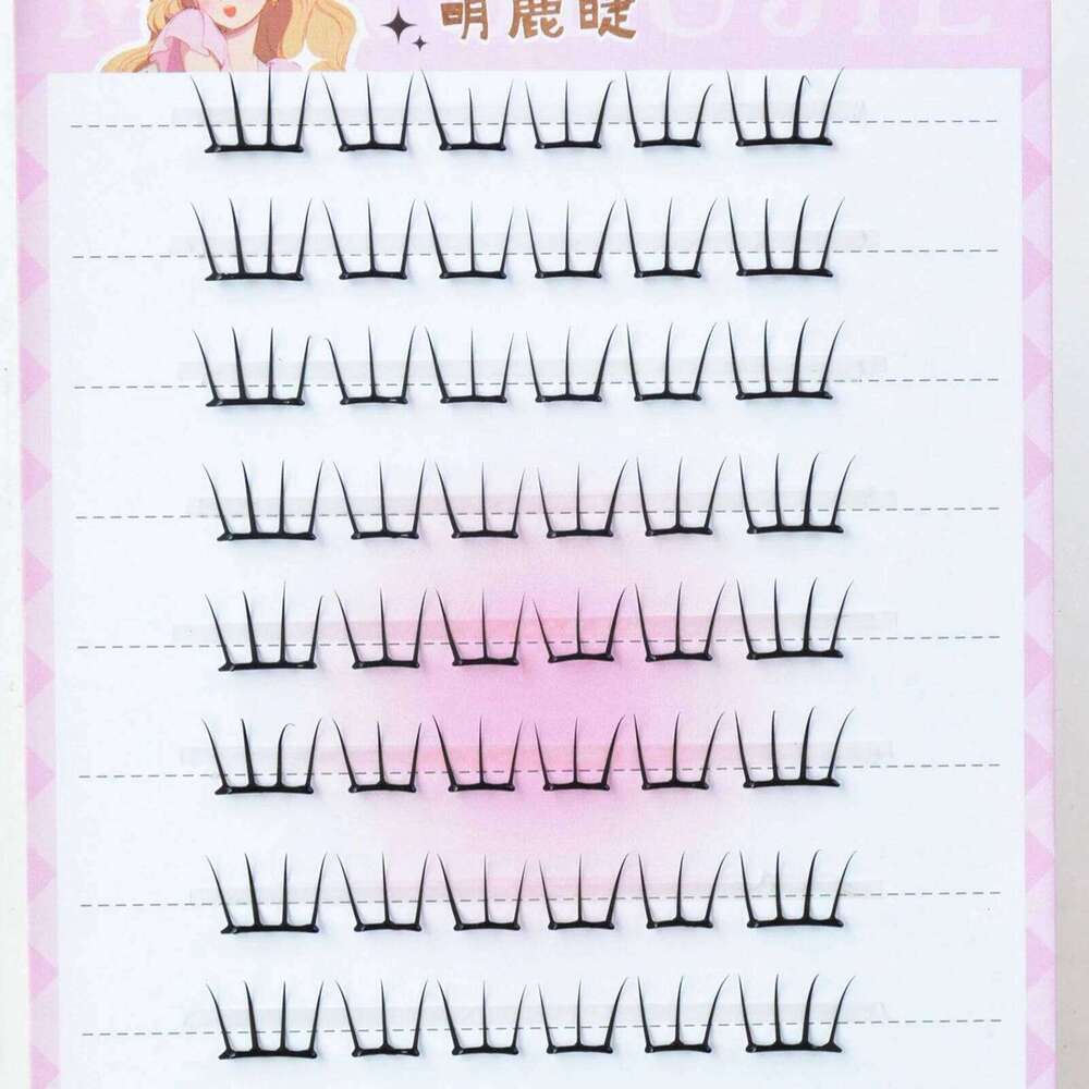 Self Adhesive Cluster Lashes Individual Eyelashes No Glue Needed Korean Makeup DIY Eye Lash Natural Eyelash X250723