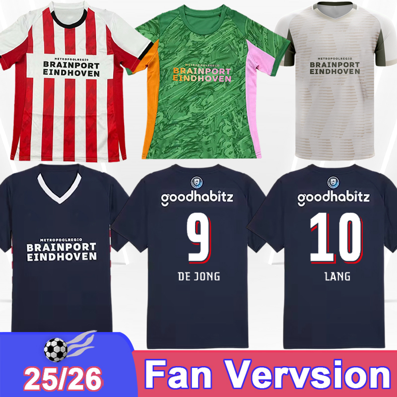 25 26 DE JONG Mens Soccer Jerseys LANG BAKAYOKO TILLMAN FLAMINGO BOSCAGLI DRIOUECH SCHOUTEN VEERMAN BABADI Home Away 3rd GK Football Shirts Uniforms