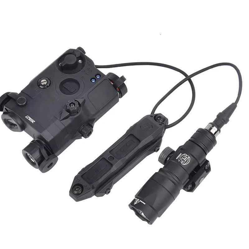 Vadsn Tactical Peq Peq15 Peq-15 SF M300A M600C Flashlight Airsoft Hunting Accsesories High Power Red Dot Green Blue Indicator W250722