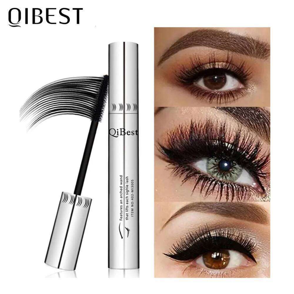 QIBEST Black Silky Lengthening Eye Cosmetics Eyelashes Makeup Waterproof Rimel Mascara Eyelash Extension Thick X250722