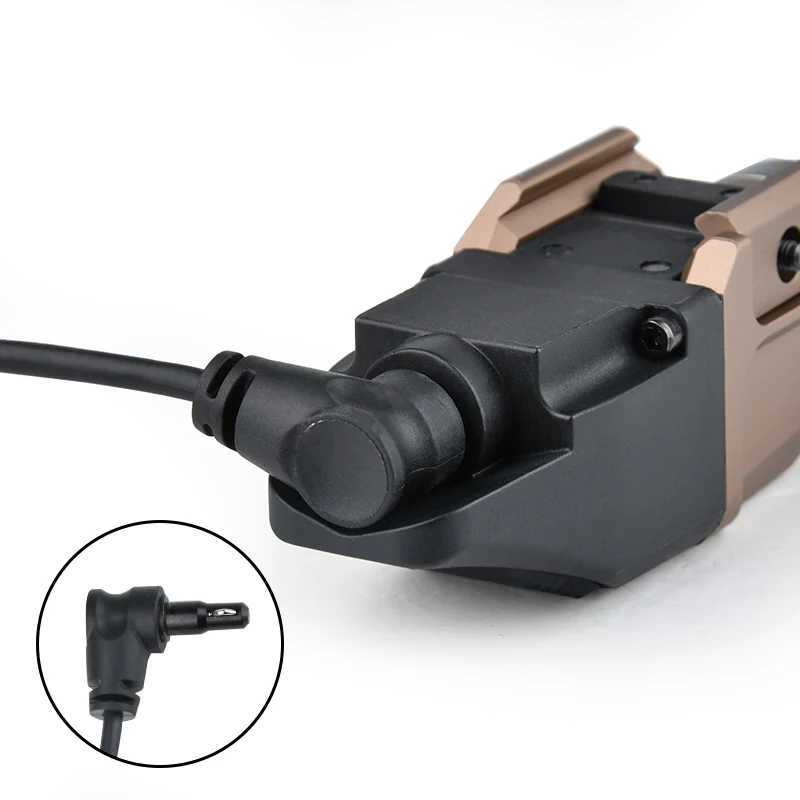 WADSN Flashlight TR-7 X 500-Lumen Compact Tactical Weapon Light Includes High Low Paddle Switches and Key Kit Black Accessories W250722