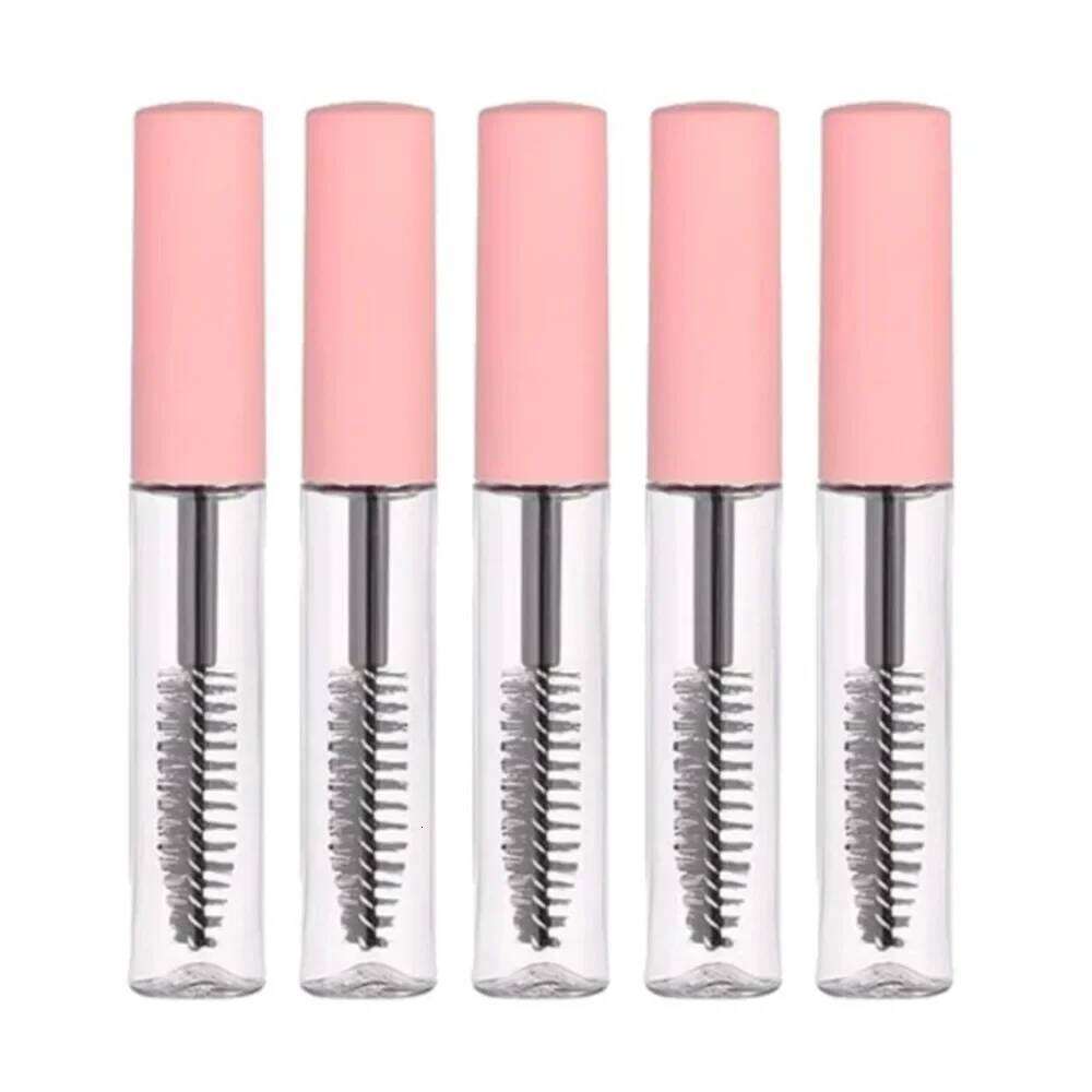 5PCS Refillable Empty Eyelash Mascara Cream Tube with Brush Durable Plastic for DIY Cosmetic Sample Size Container mascara bottles em