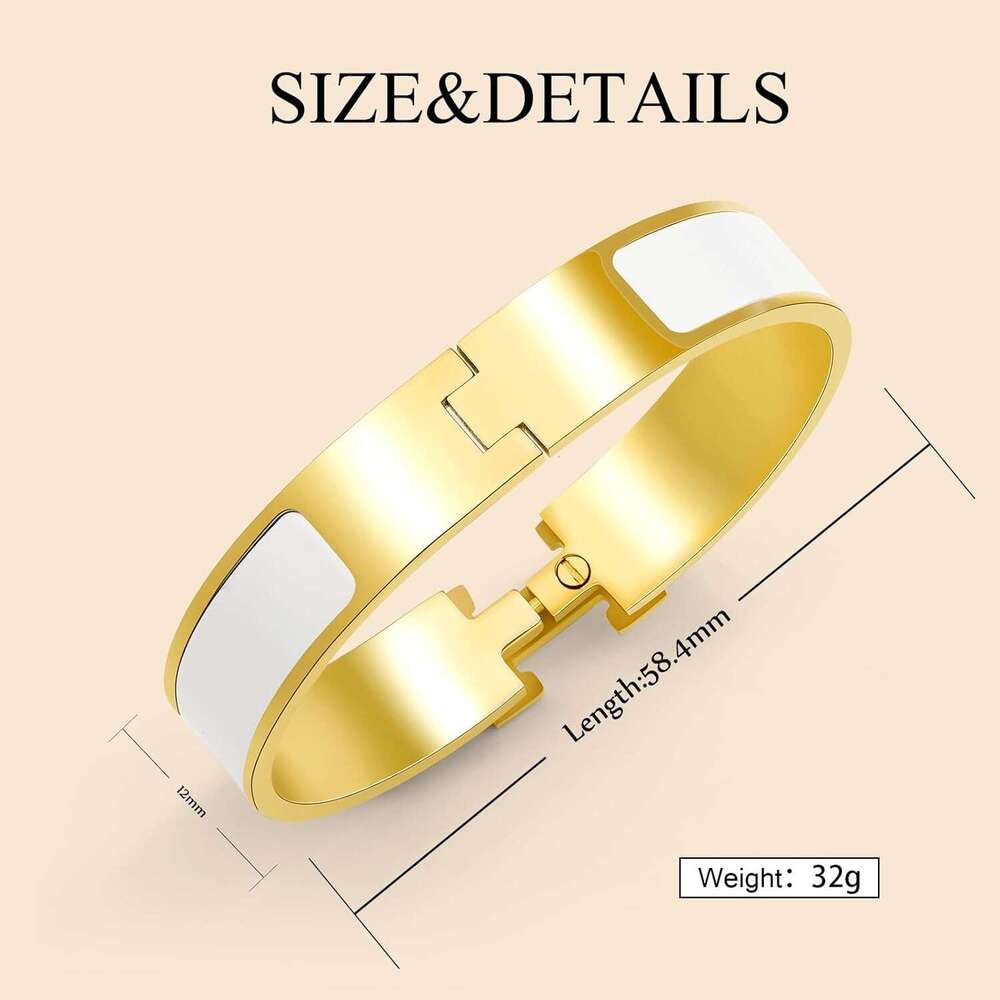 Gold Plated bracelet, Letter Enamel Bracelet Couple Bracelet, exclusive Women Gift