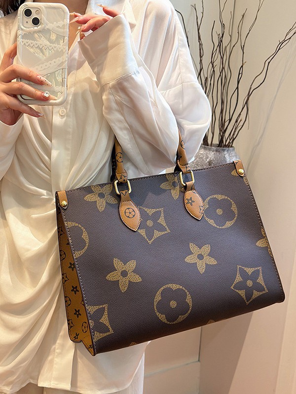 Designer Bags Cross-border supply European and American retro women's bags 2025 New style fashionable and elegant handbag Large capacity shoulder bag Free shipping