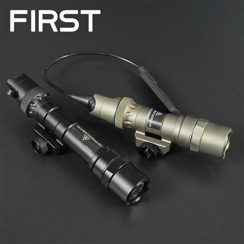 Tactical M600B M300B Scout Light Rifle Flashlight LED Hunting Spotlight Dual Function Switch Suitable for 20MM Rail W250722