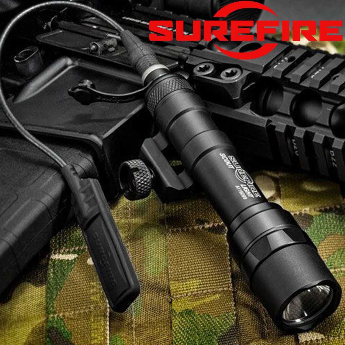 Surefire M600B M600C M600 M300B M300 Tactical Weapon Scout Light SF M300A Rifle Airsoft Flashlight LED Spotlight Gun Lamp W250722
