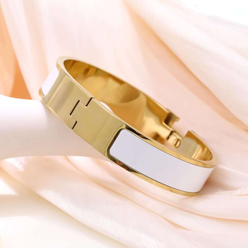 Gold Plated bracelet, Letter Enamel Bracelet Couple Bracelet, exclusive Women Gift